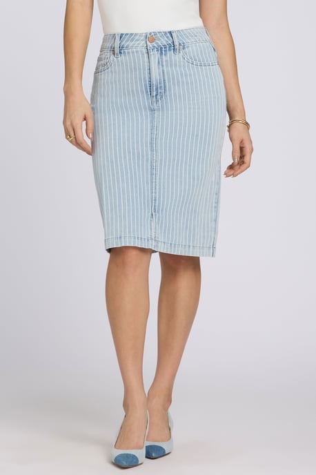 Hoge Taille Denim Rok - Image 4