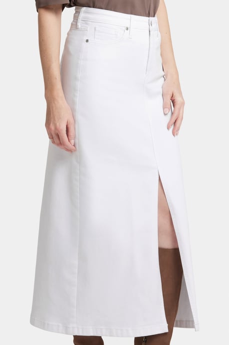 Hoge Taille Lange Rok Met Centrumsplit - Image 4