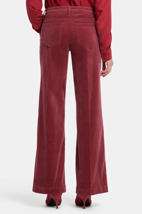 Teresa Wijde Pantalon Rood Corduroy - Image 2