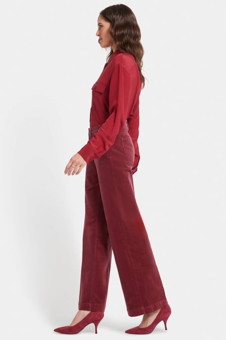 Teresa Wijde Pantalon Rood Corduroy - Image 5