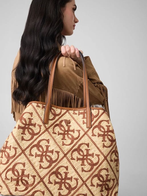 Guess Tote Bag Natural/Caramel - Image 2