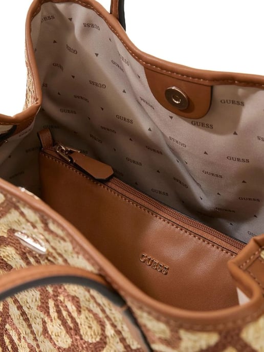 Guess Tote Bag Natural/Caramel - Image 4