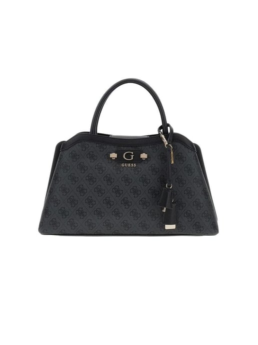 Guess Satchel Bag Coal Logo - Image 1