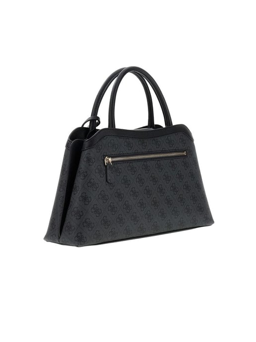 Guess Satchel Bag Coal Logo - Image 2