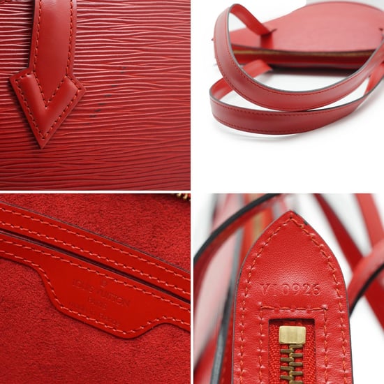 Louis Vuitton Vintage Leather Shoulder Bag Saint Jacques - Image 4
