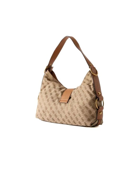 Guess Schoudertas Latte Logo/Cognac - Image 2