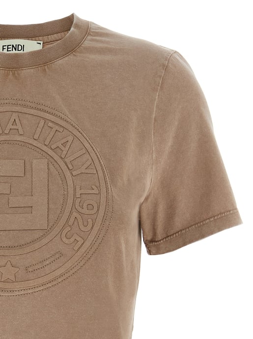 Fendi Bruine Katoenen T-Shirt - Image 3