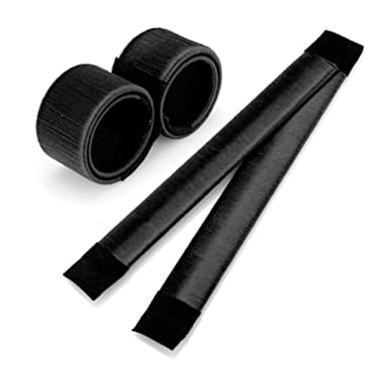 Aquarius Hair Bun Maker Donut Ring Black Lightweight Easy Updo Styling Tool Ring - Image 2