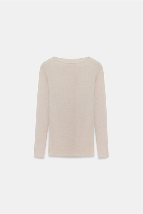 Slim Fit Bootneck Lange Mouw Gebreide Blouse - Image 6
