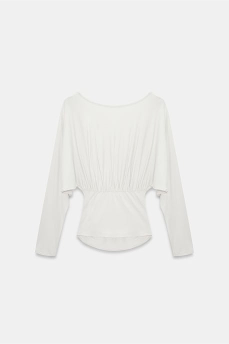 Slim Fit V-ringad Wrap Blus - Image 6