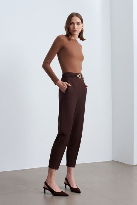Slim Fit Boot Hals Lange Mouw Breibloes - Image 5