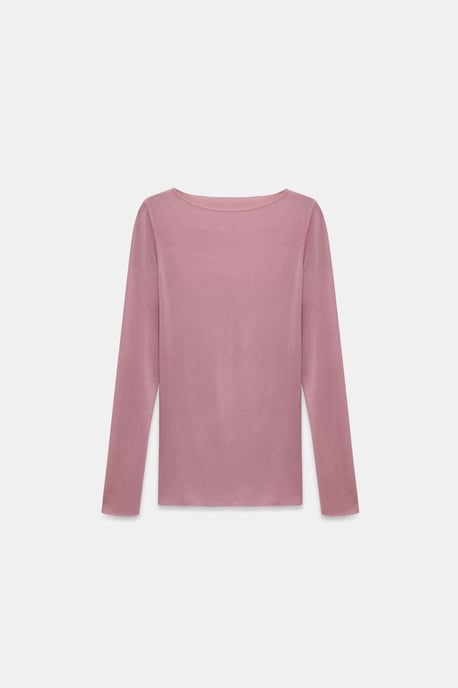 Slim Fit Bootcut Lange Mouw Gebreide Blouse - Image 6