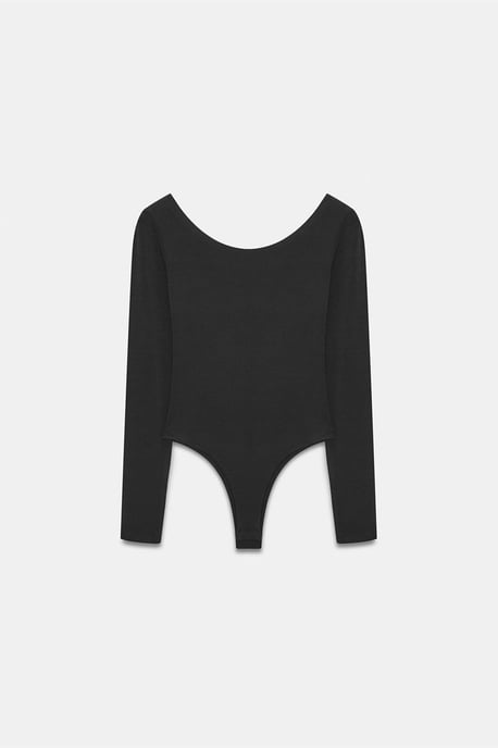 Slim Fit Modal Jersey Bodysuit - Image 5