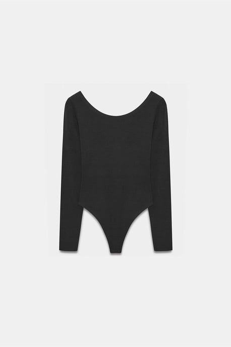 Slim Fit Modal Jersey Bodysuit - Image 6