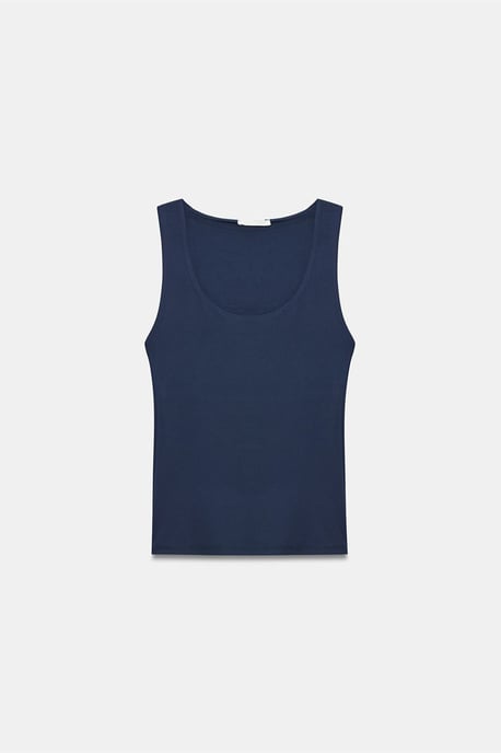 Mouwloze Blouse met Vierkante Halslijn in Slank Model - Image 5