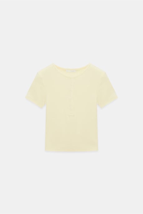 Slim Fit Crop Jersey Blouse - Image 5