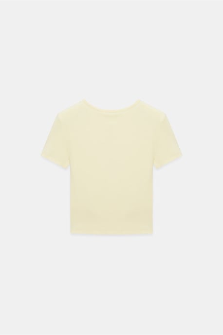Slim Fit Crop Jersey Blouse - Image 6