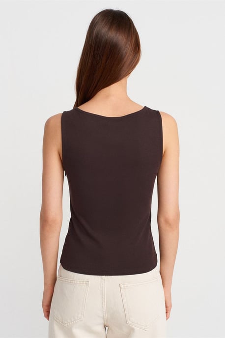 Ärmzip-fri Slim-Fit Jersey Blus med Dragkedja - Image 2