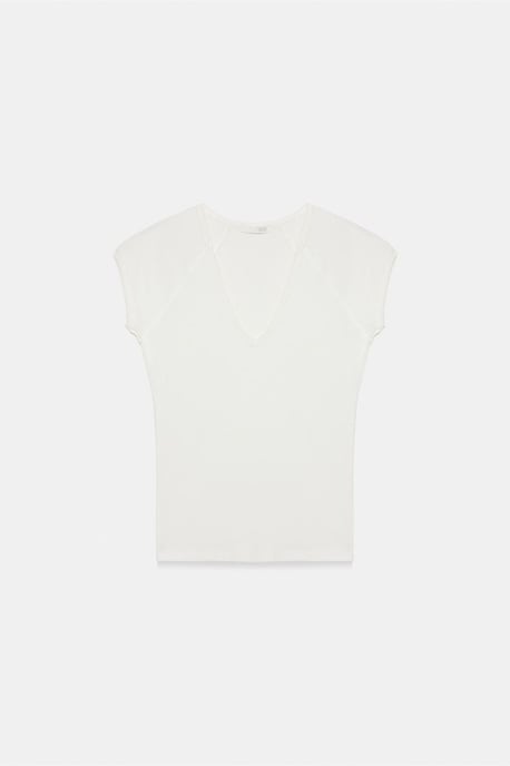 Slim Fit Crop Jersey Top - Image 5