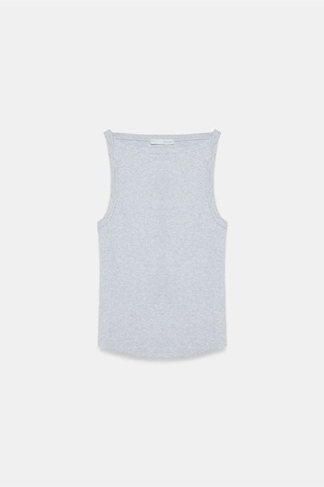 Randig bomullshalterneckblus - Image 5