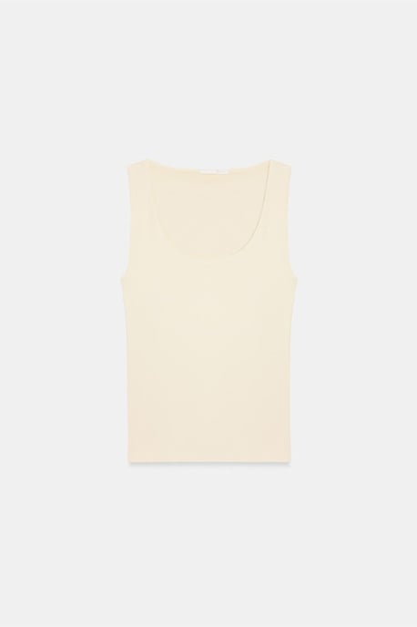 Mouwloze Blouse met Vierkante Halslijn in Slank Model - Image 4