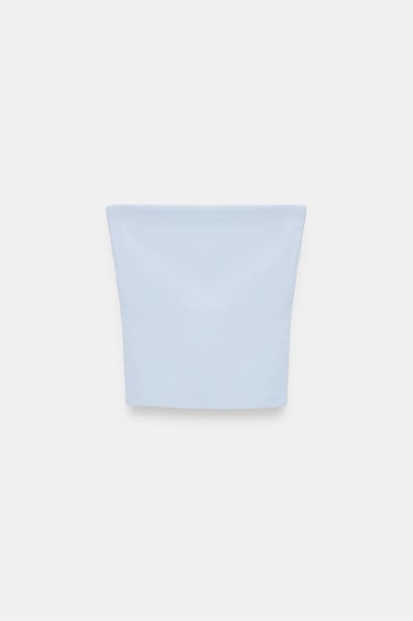 Strapless Bodycon Bandeau Blouse - Image 5