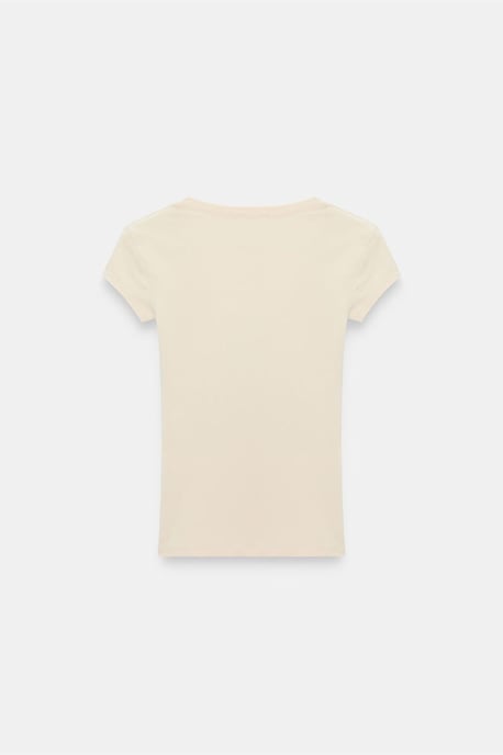 Slim Fit V-hals Jersey Blouse - Image 6
