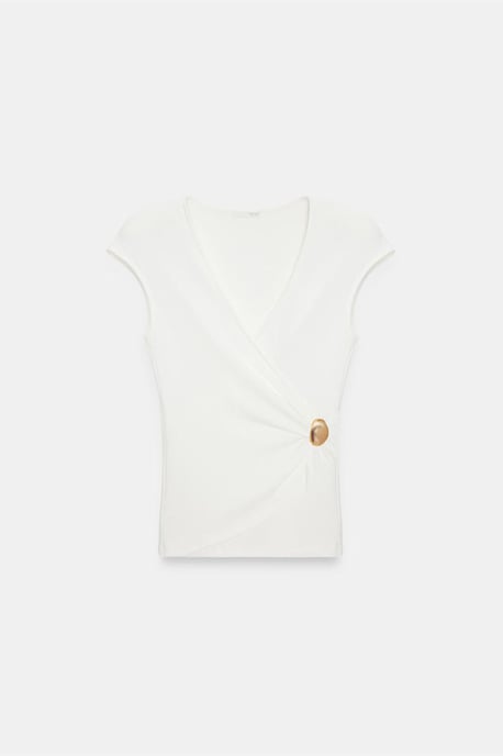 Dames Slim Fit Wikkelblouse - Image 6