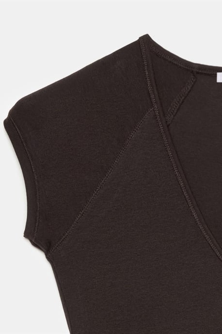Slim Fit Crop Jersey Top - Image 6