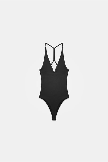 Slim Fit Cut-Out Halter Bodysuit - Image 5
