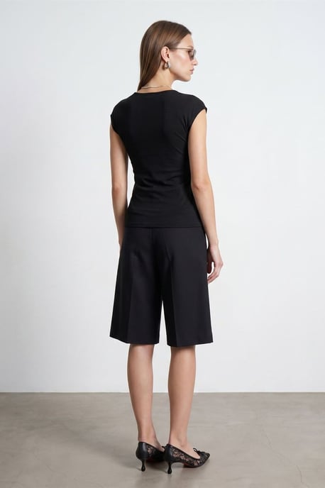 Dames Slim Fit Wikkelblouse - Image 2