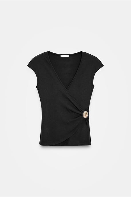 Dames Slim Fit Wikkelblouse - Image 5