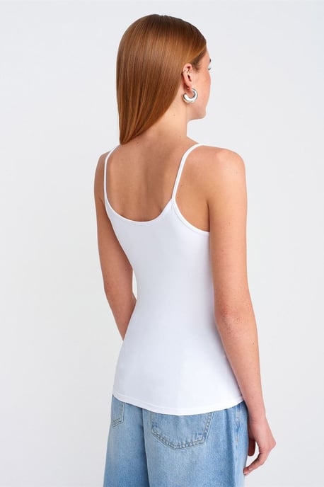 Slim Fit Mouwloze Cami Blouse - Image 2