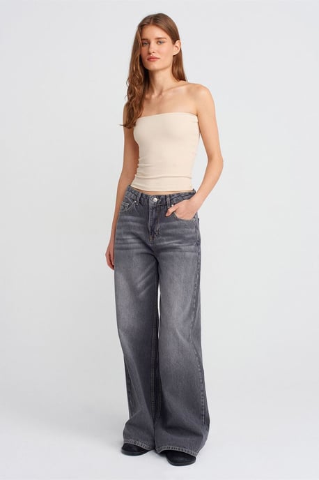 Strapless Bodycon Bandeau Blouse - Image 3