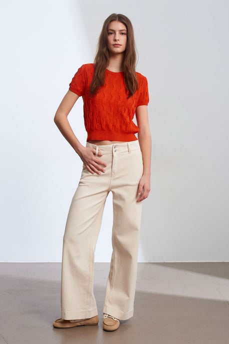 Gepubliceerd Ribbelcrop Blouse - Image 4