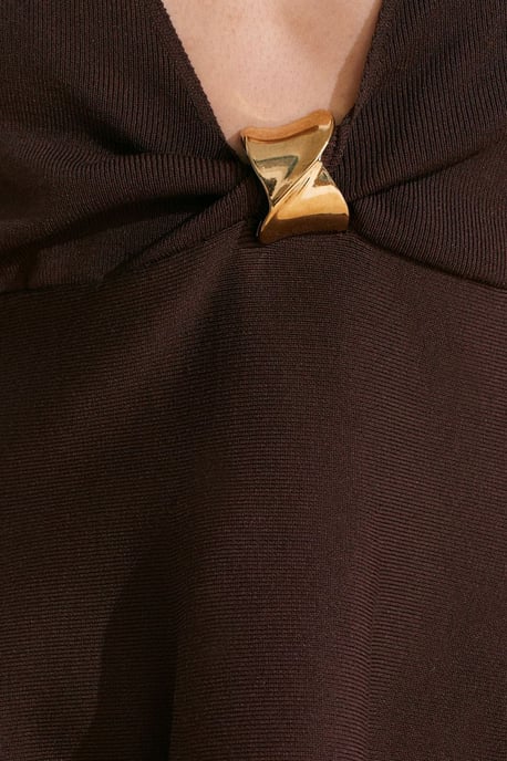 Naadloze Halter Peplum Blouse - Image 4