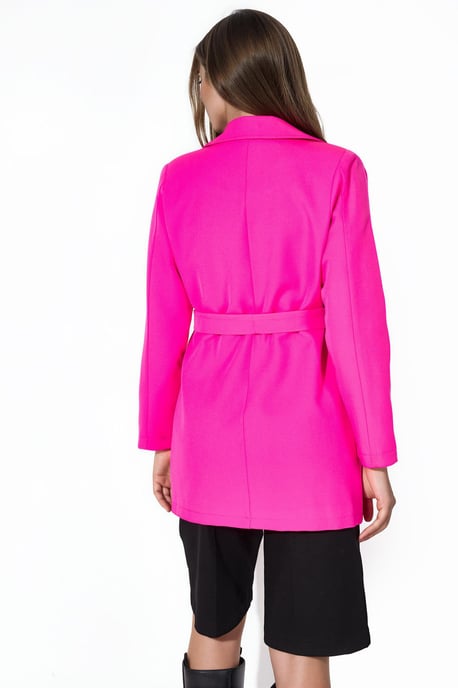 Kort bälte med sjalkrage-blazer - Image 3
