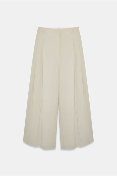 Vrouwen Hoge Taille Wijde Pijpen Crêpe Broek - Image 5