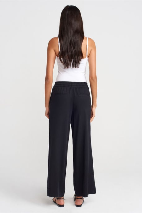 Tencel Wijde Pantalon met Trekkoord Taille - Image 2