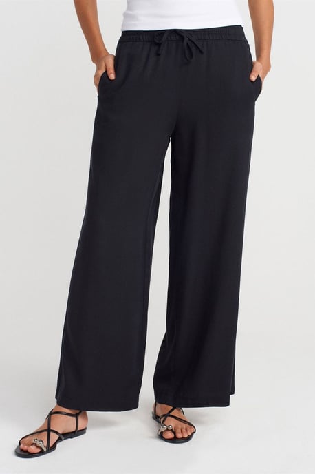 Tencel Wijde Pantalon met Trekkoord Taille - Image 4
