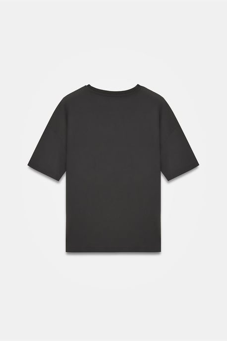 Dam T-shirt med rund hals i bomull - Image 6