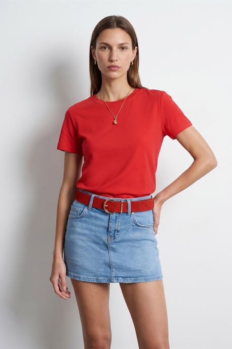 Dam Solid Crew Neck T-shirt - Image 4