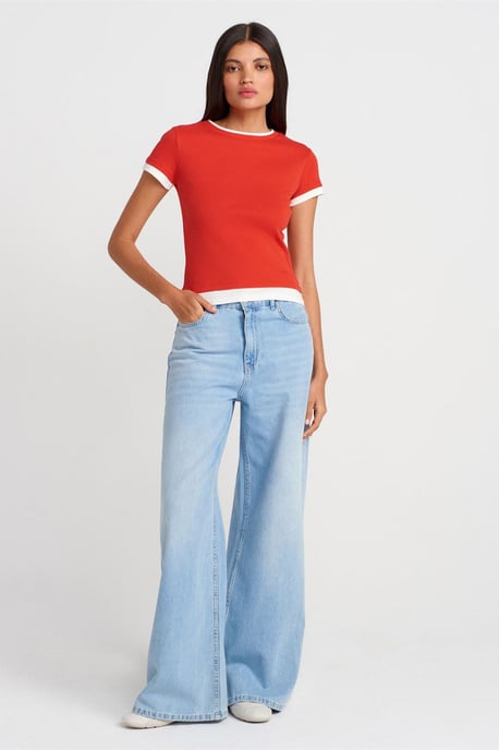 Women's Slim Fit Cotton Crew Neck T-Shirt - Image 4