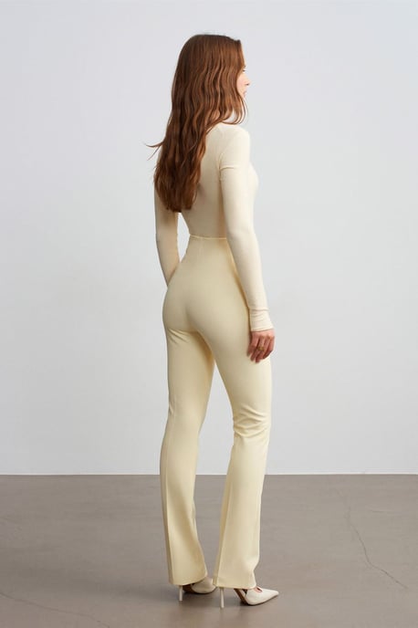 Women's Straight-leg Crepe Trousers - Image 3