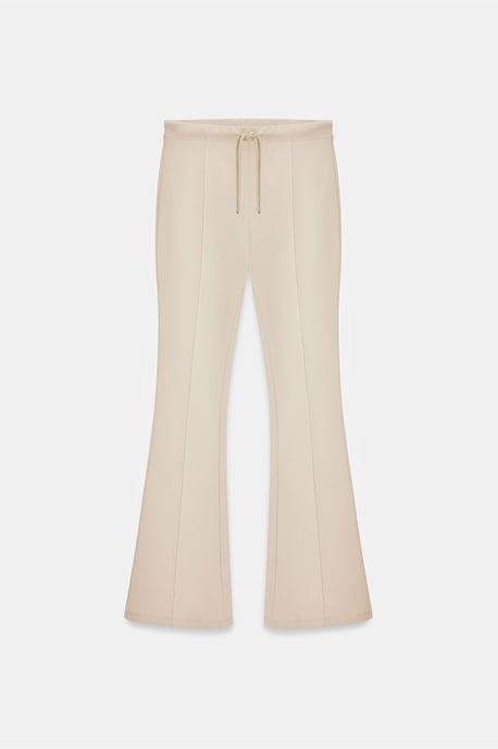 Mid-Waist Flare Jersey Broek met Touwtje - Image 5