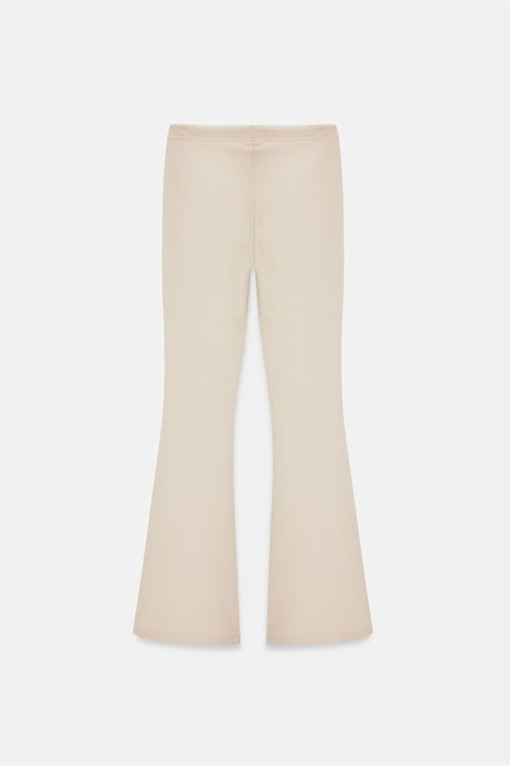 Mid-Waist Flare Jersey Broek met Touwtje - Image 6