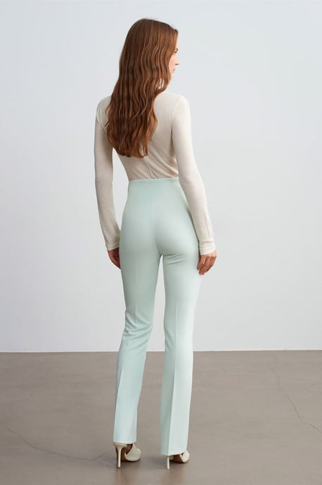 Women's Straight-leg Crepe Trousers - Image 2