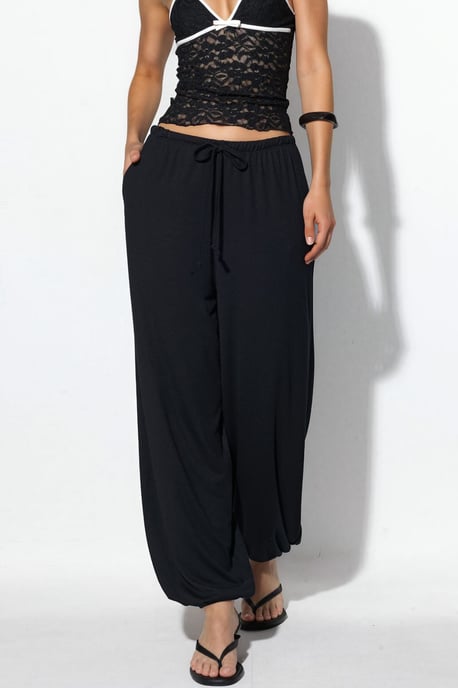Dames Lange Elastische Taille Joggingbroek - Image 1