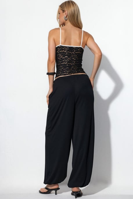 Dames Lange Elastische Taille Joggingbroek - Image 3
