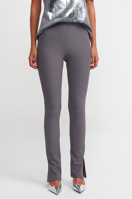 Hoge taille flare leggings met uitsnijding - Image 3